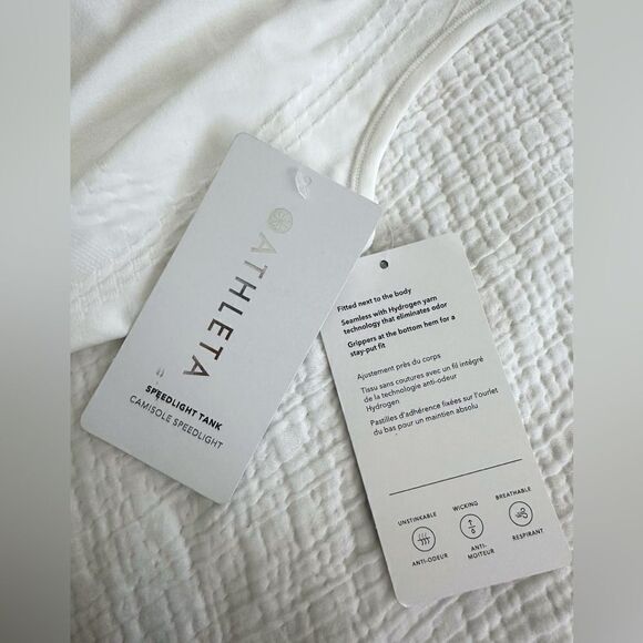 NWT ATHLETA Speedlight Hydrogen Seamless Tank Size XXS - Picture 10 of 12